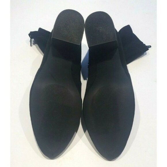 NWOB Madden Girl Rally Black Ankle Heel Booties - Picture 5 of 6